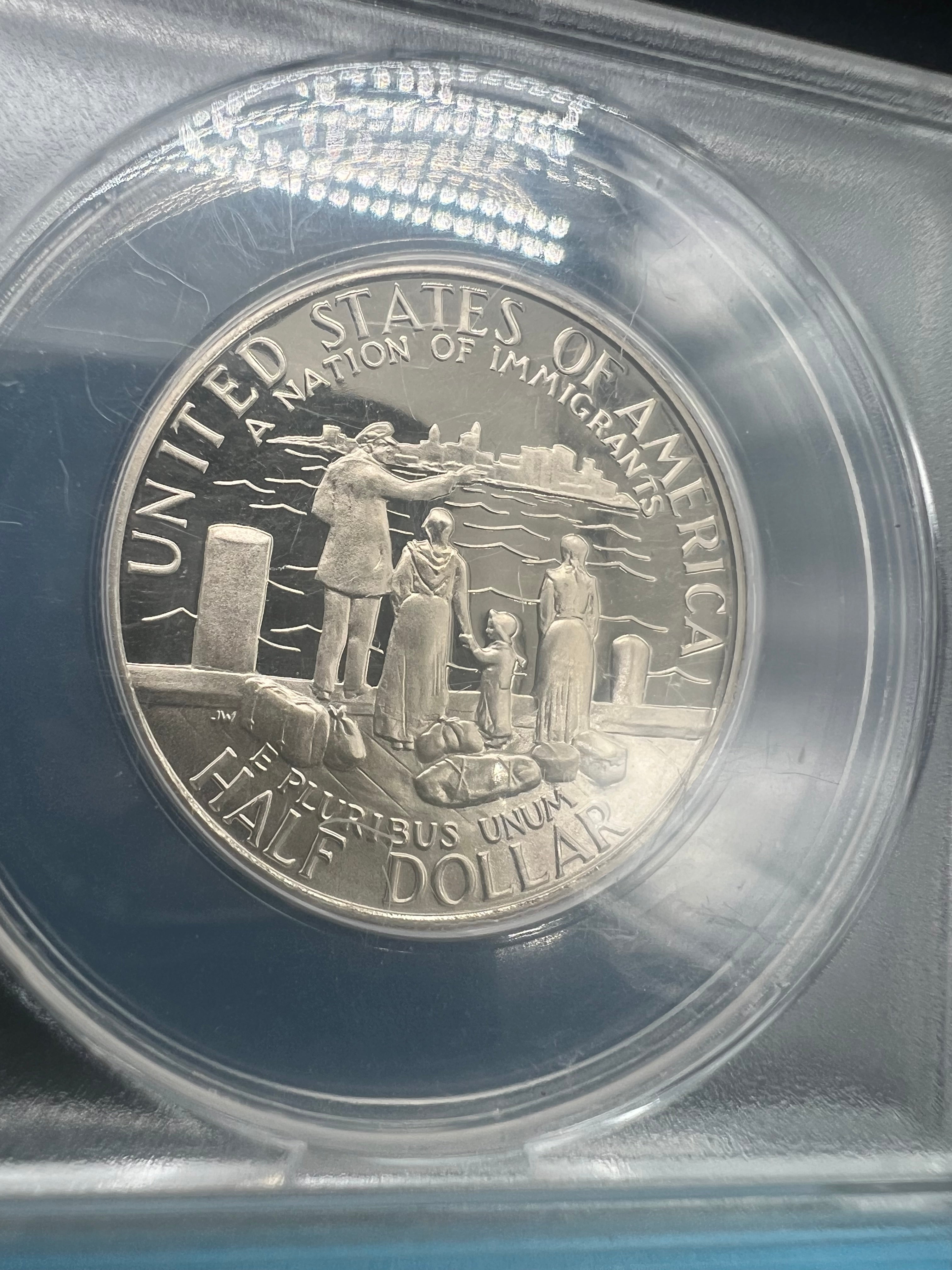 1989-S PR70 DCAM Statue Of Liberty Centennial Half Dollar ANACS