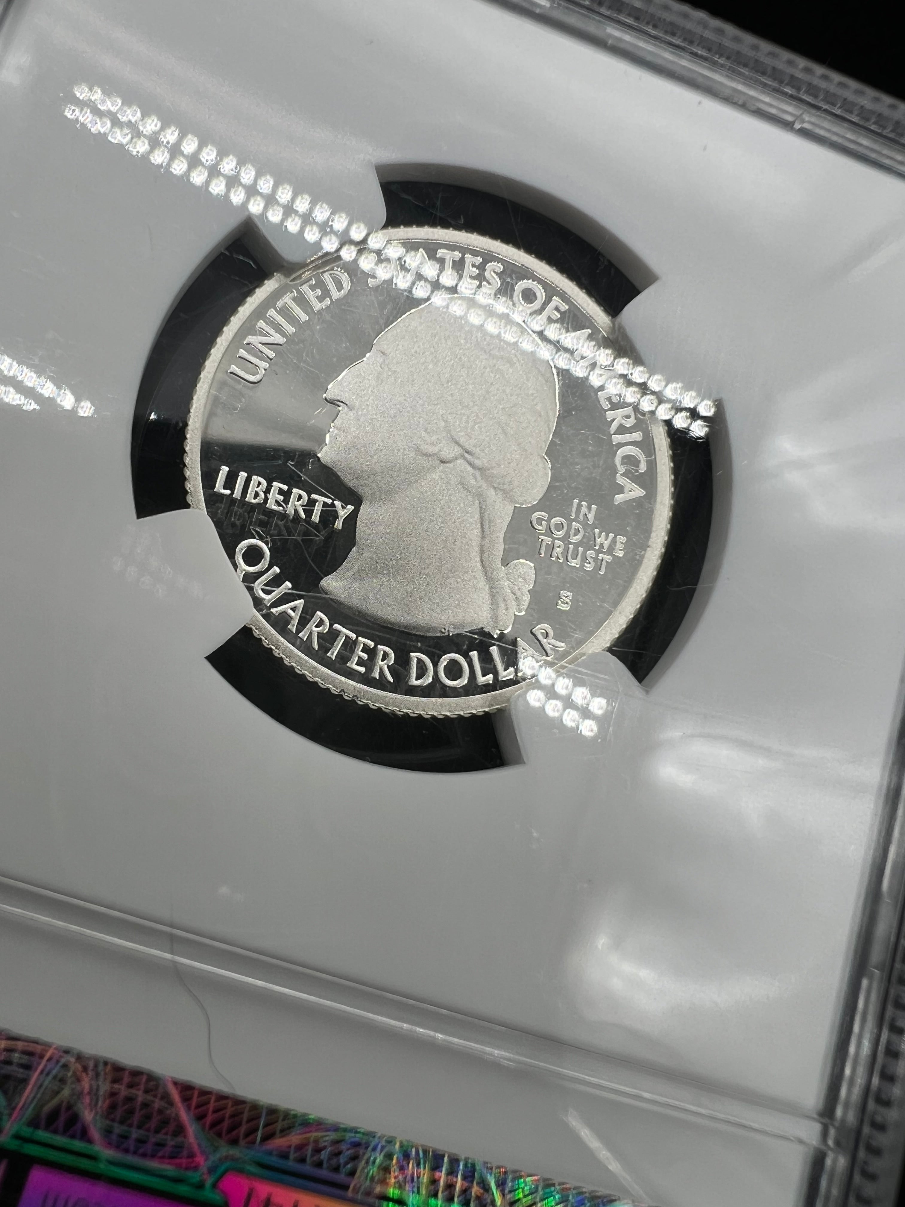 2011-S PF70 Silver Chickasaw Quarter NGC