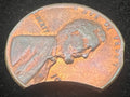 Mint Error Double Clipped Colorful Lincoln Memorial Cent