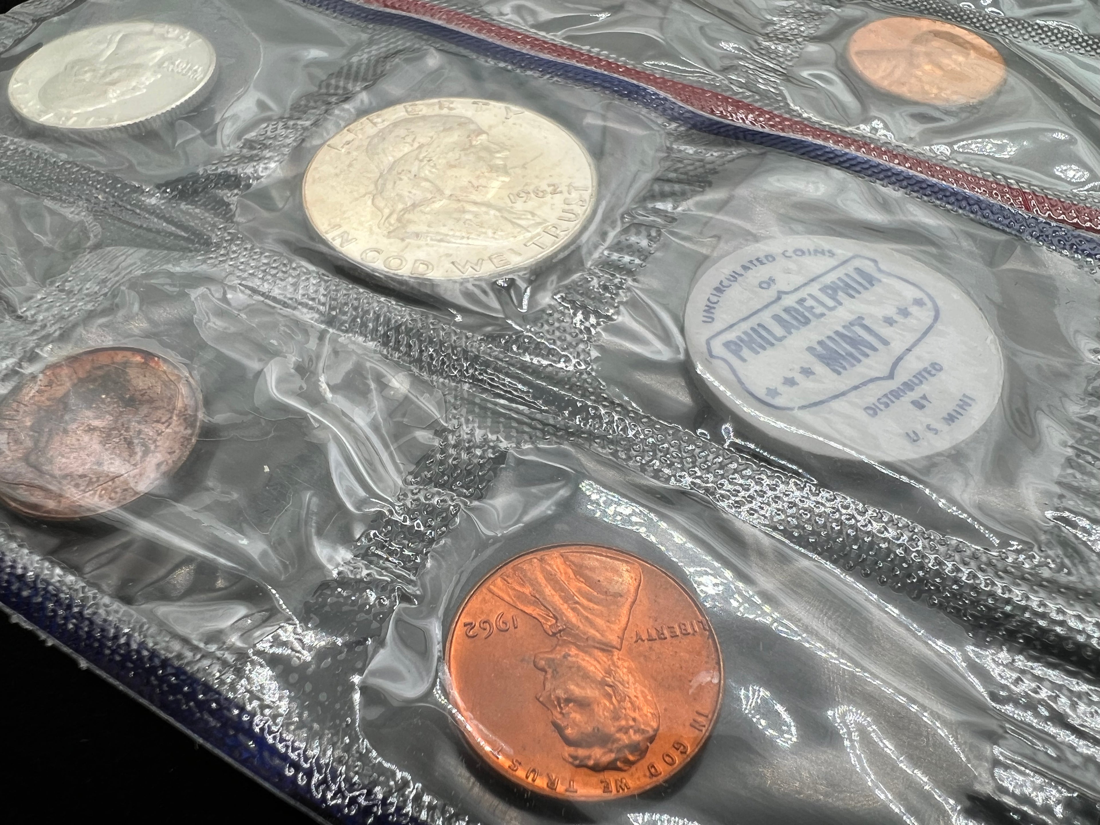1962 Uncirculated Set P&D 90% Silver