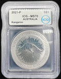 2021-P MS70 Australia Kangaroo