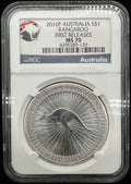 2016 MS70 Australia Kangaroo NGC