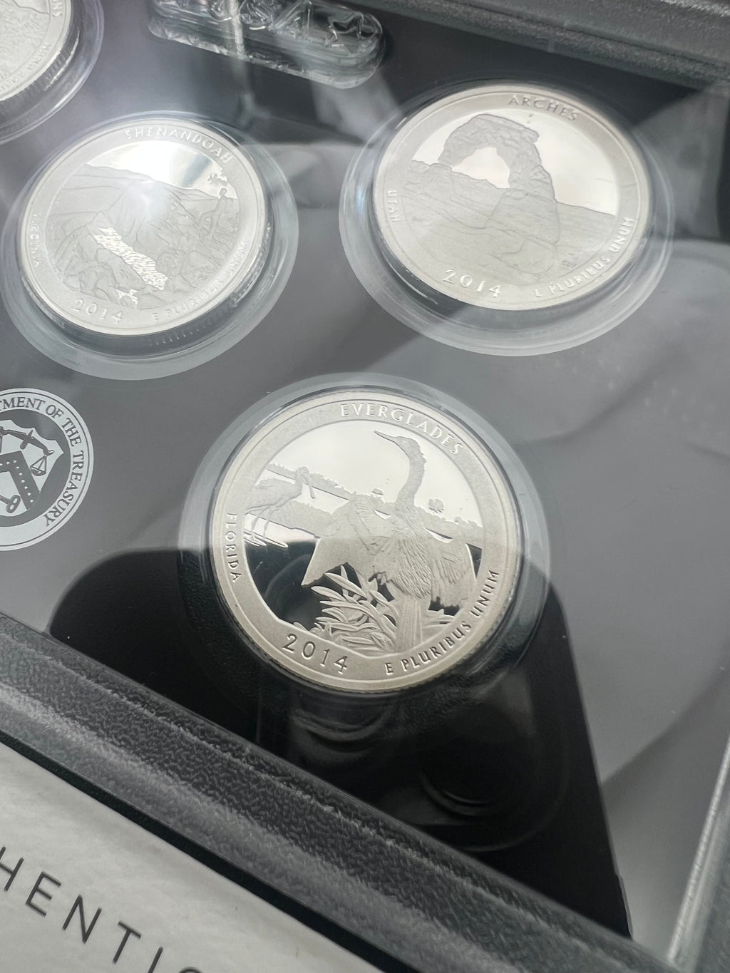2014 90% Silver US Mint Proof America The Beautiful Silver Quarter Set (2 AVAILABLE)