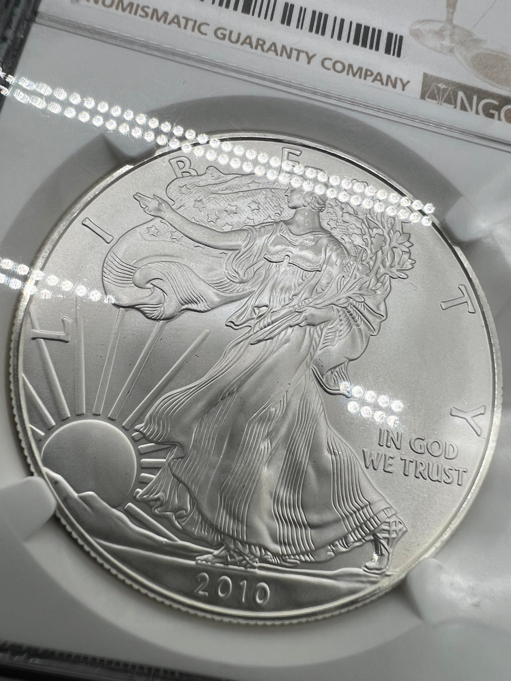 2010 MS70 American Silver Eagle NGC