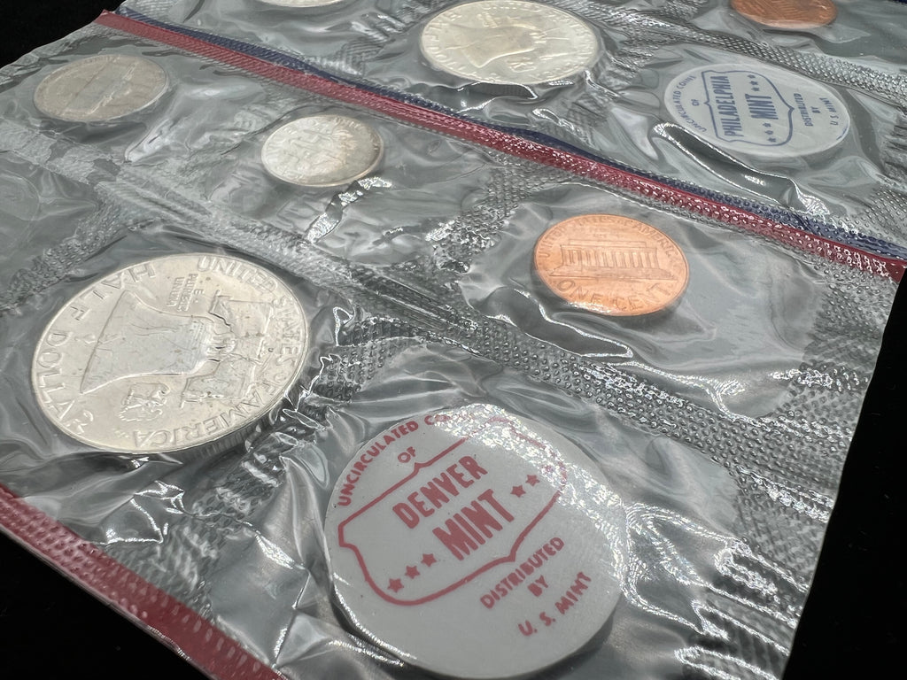 1962 Uncirculated Set P&D 90% Silver