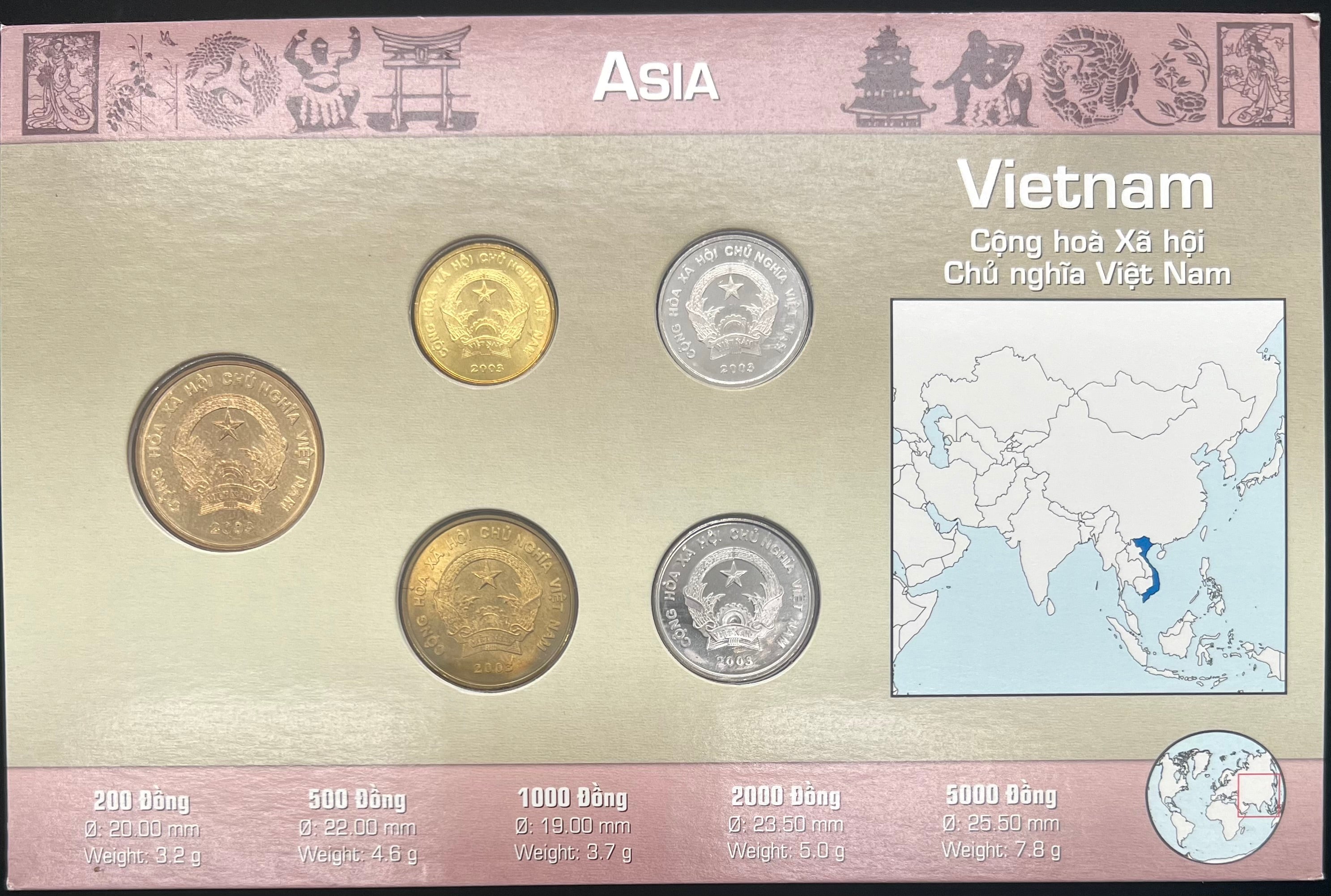 Vietnam Uncirculated Coin Set - Littleton Coin Co