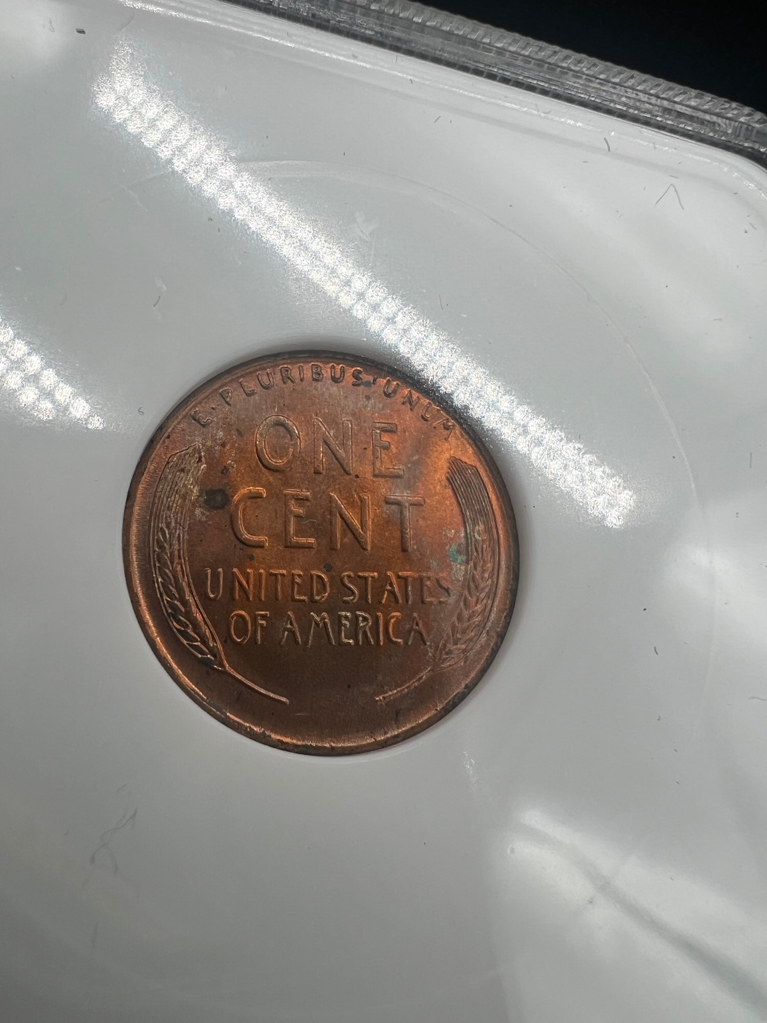 1936 MS67 RD Lincoln Cent NGC Older Holder
