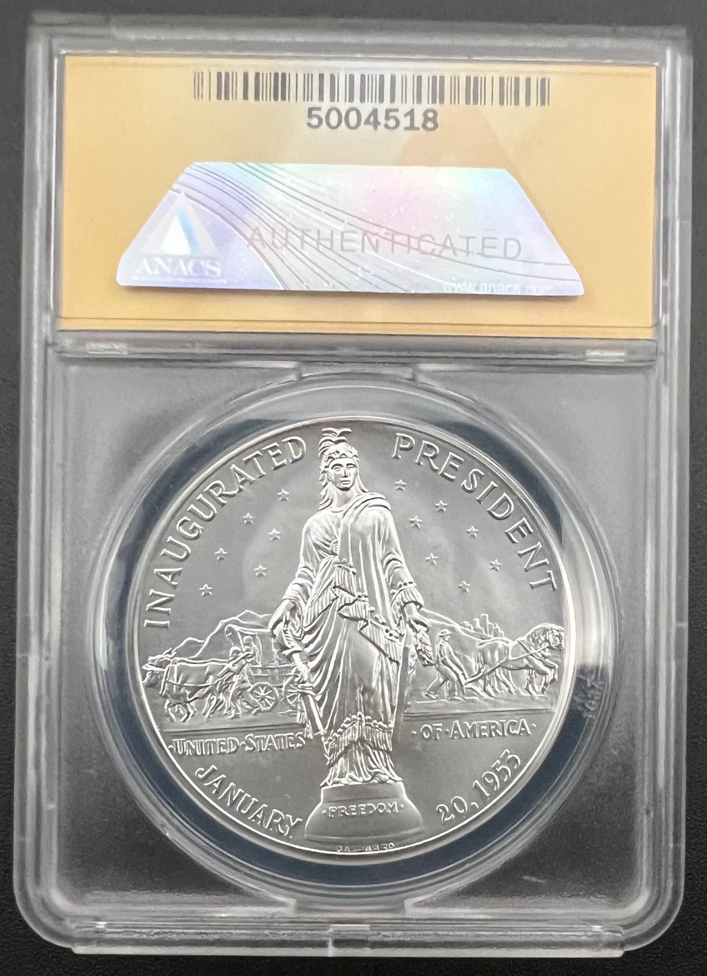 2015-P Eisenhower Coin & Chronicles Set MS70 Medal ANACS