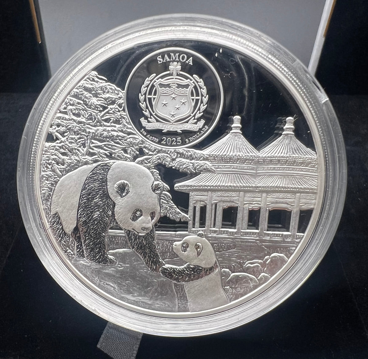 2025 Samoa Temple Of Heaven 3oz Silver Statue
