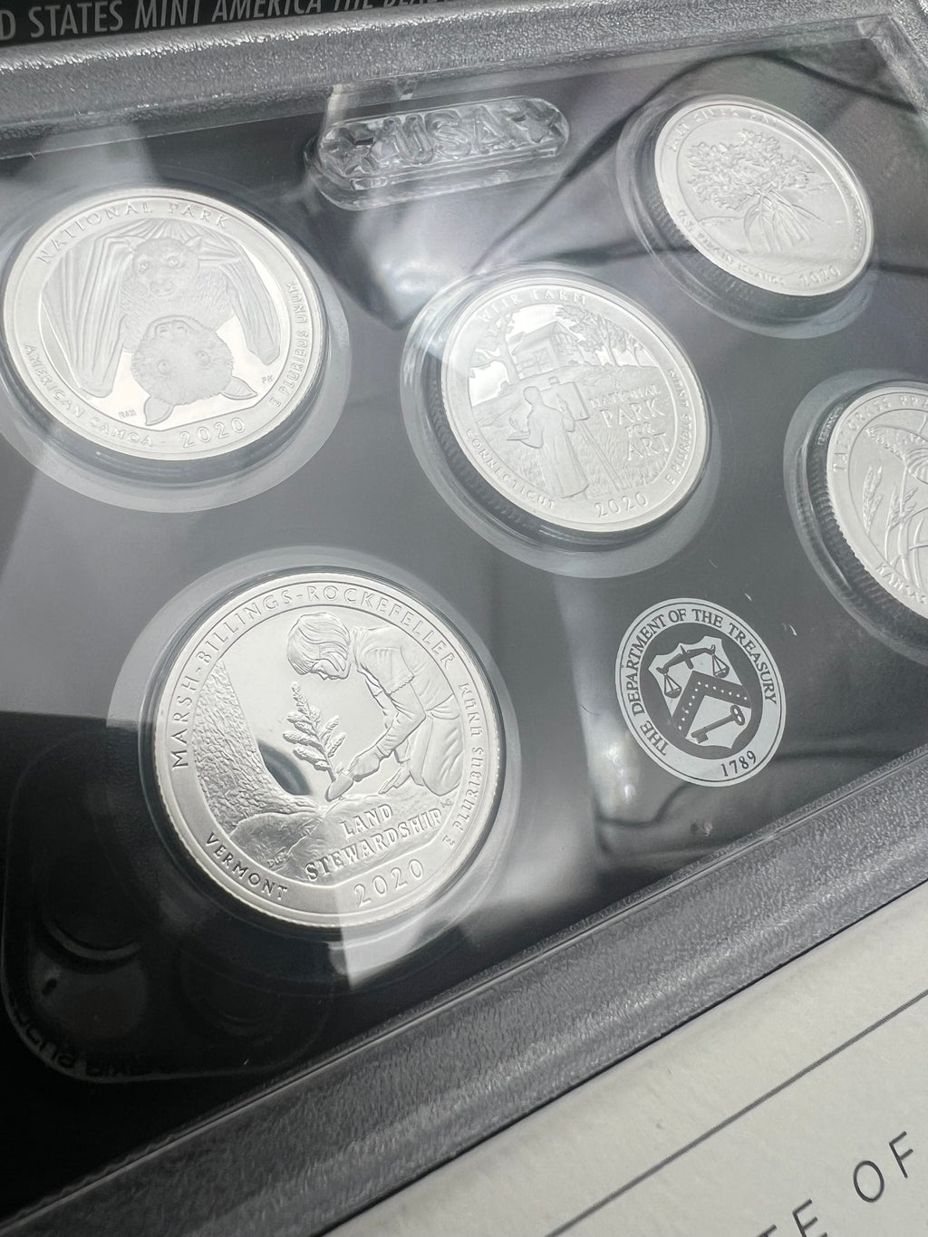 2020 90% Silver US Mint Proof America The Beautiful Silver Quarter Set (2 AVAILABLE)