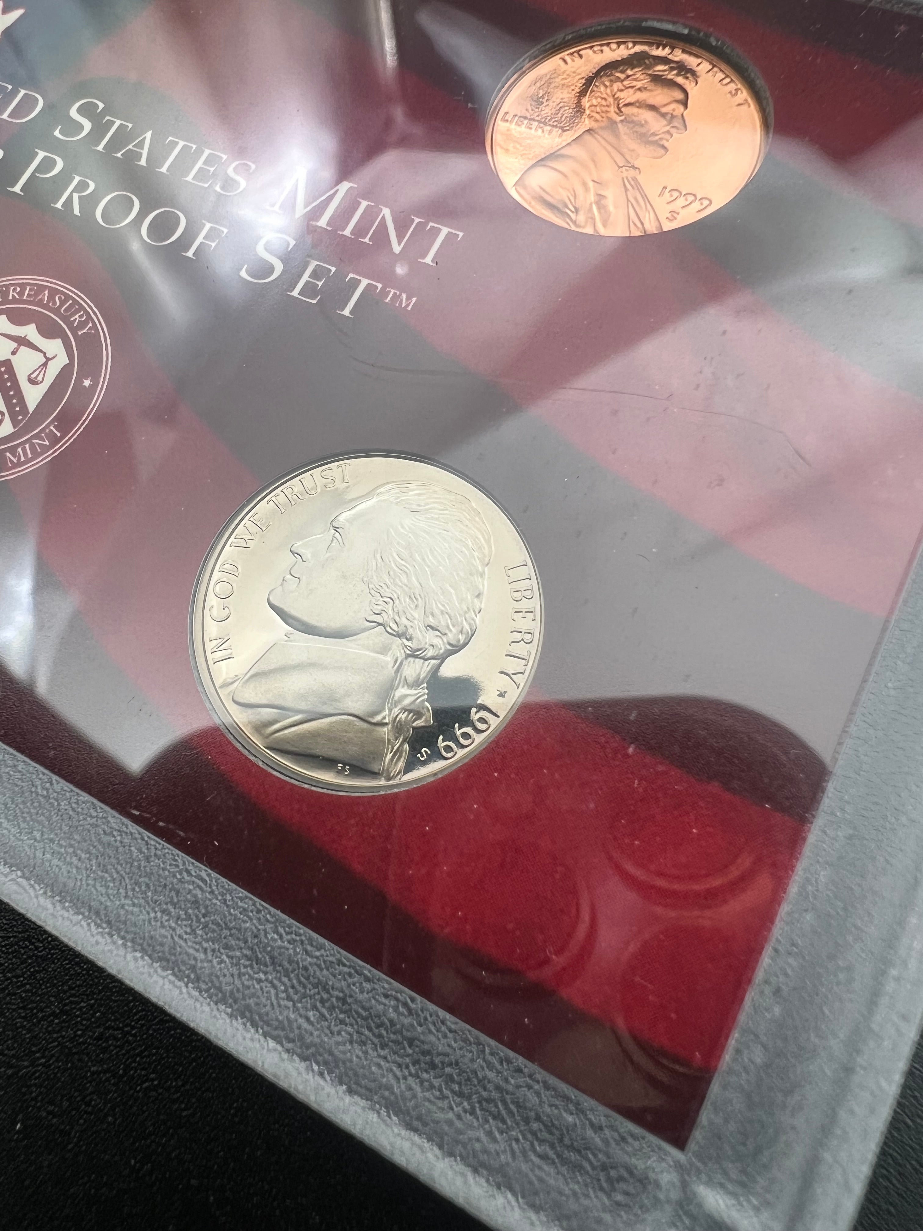 1999-S 90% Silver US Mint Silver Proof Set NO COA