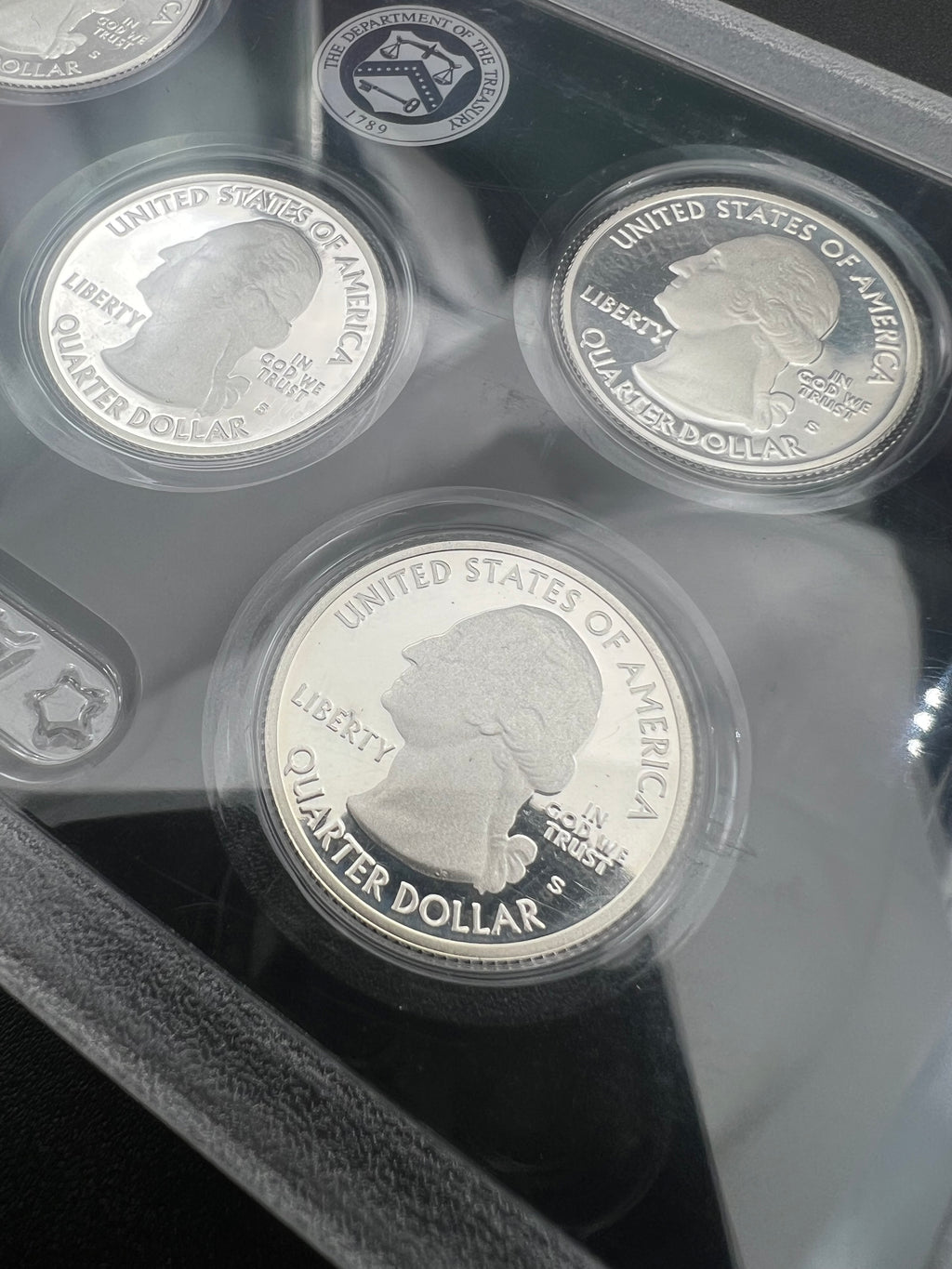2011 90% Silver US Mint America The Beautiful Silver Proof Quarters Set WINDOW ONLY NO BOX/COA
