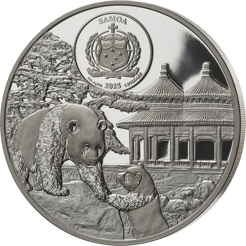 2025 Samoa Temple Of Heaven 3oz Silver Statue