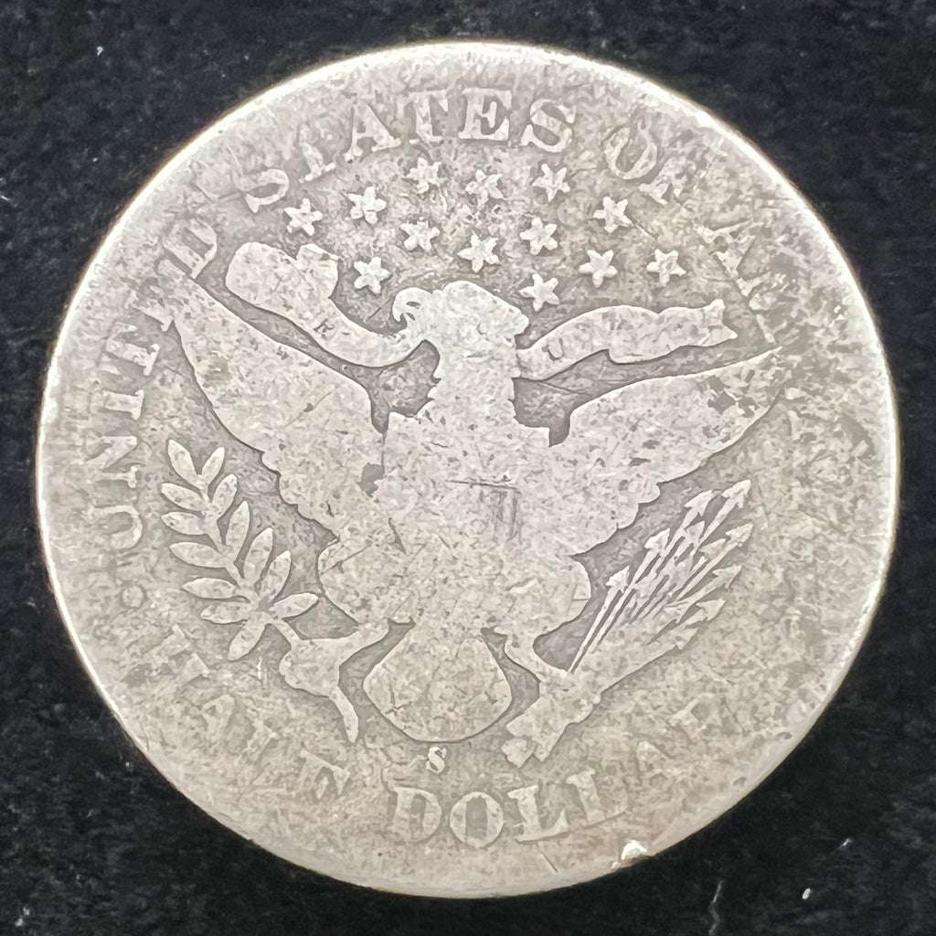 1898-S Barber Half Dollar