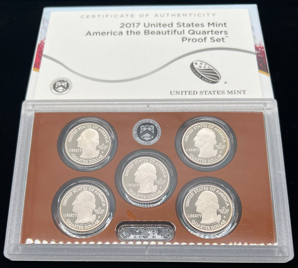 2017 US Mint America The Beautiful Quarters Proof Set