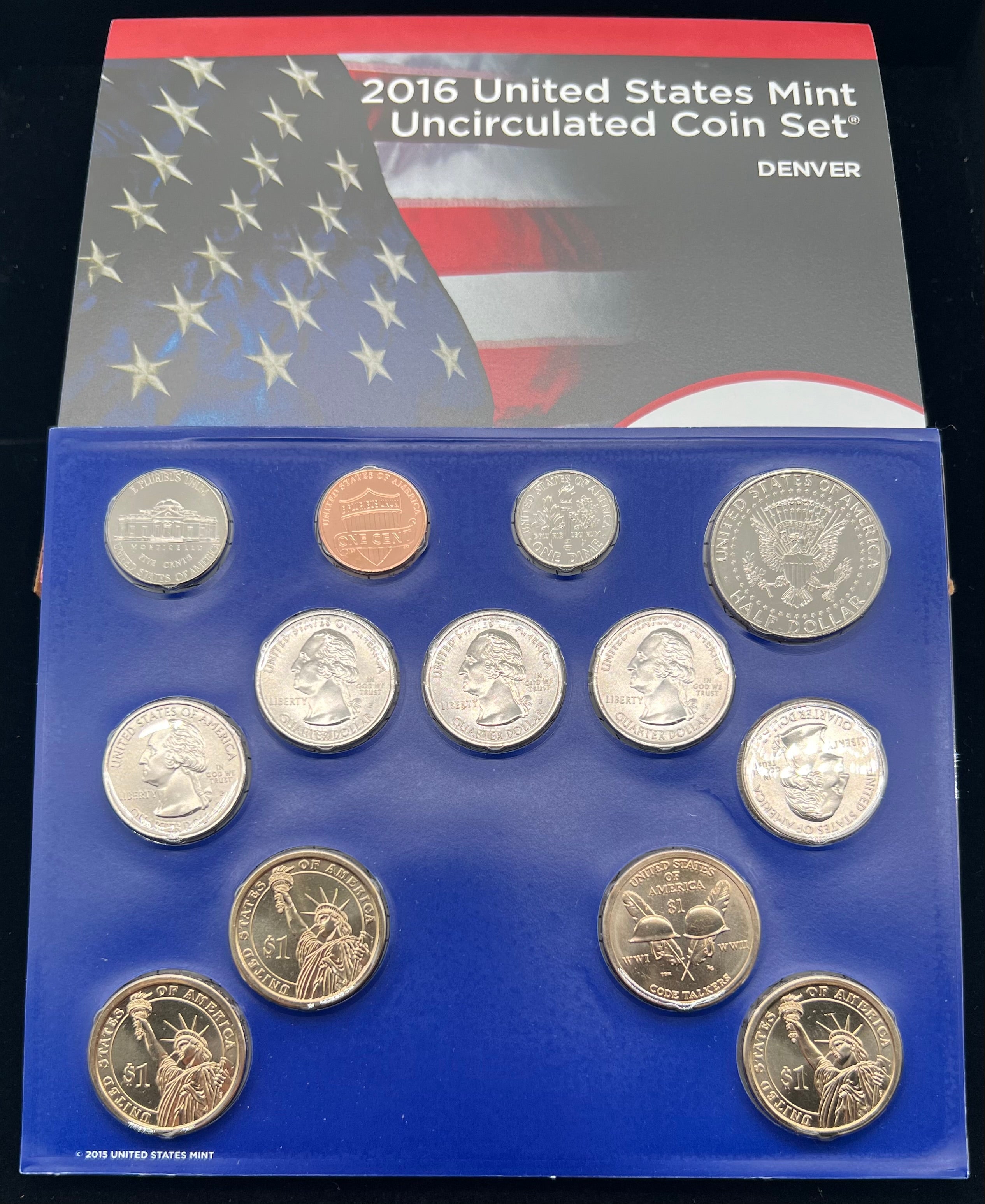 2016 US Mint Uncirculated Set P & D