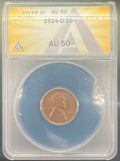 1924-D AU50 Lincoln Wheat Cent ANACS