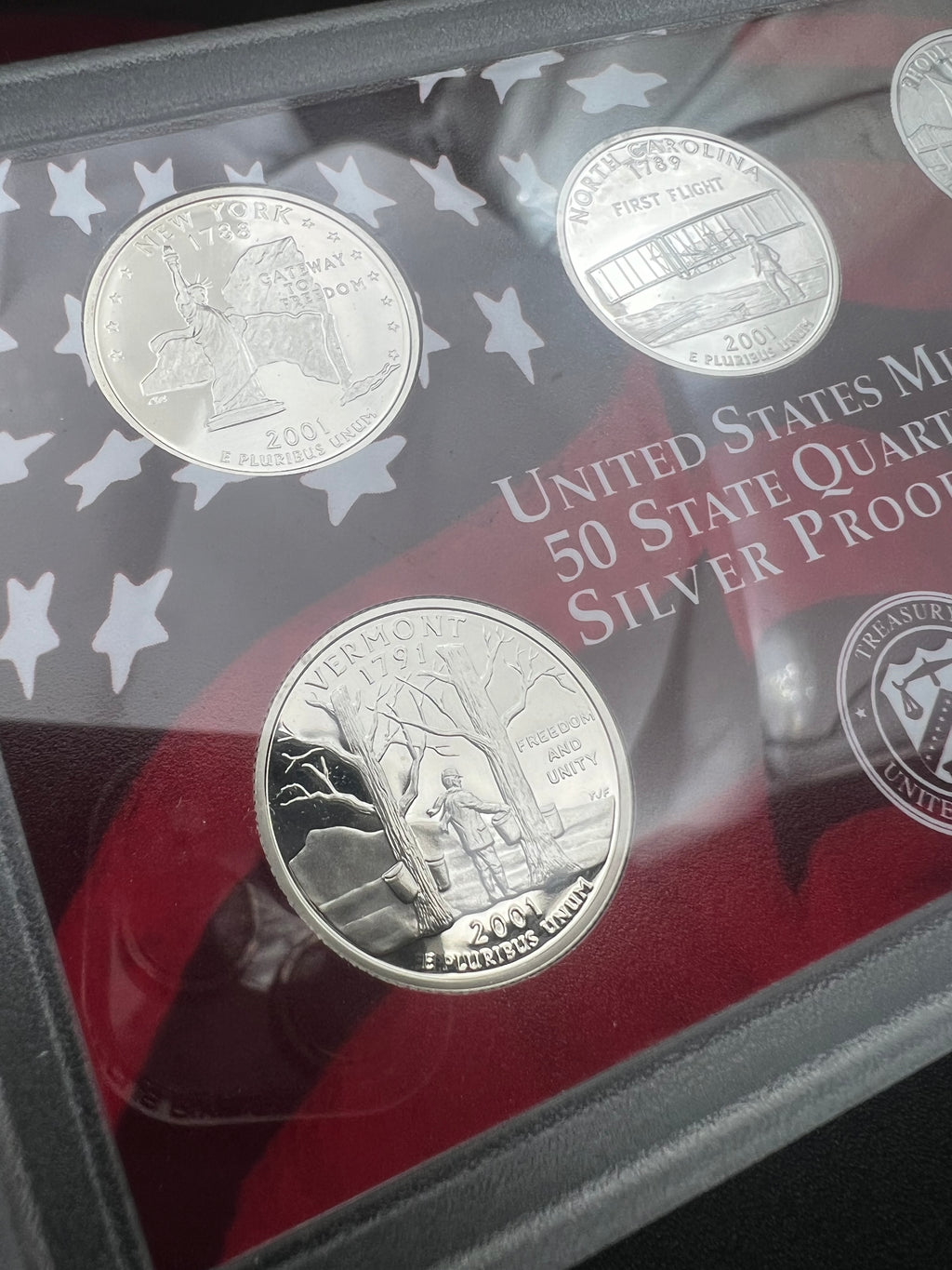2001-S 90% Silver US Mint Silver Proof Set