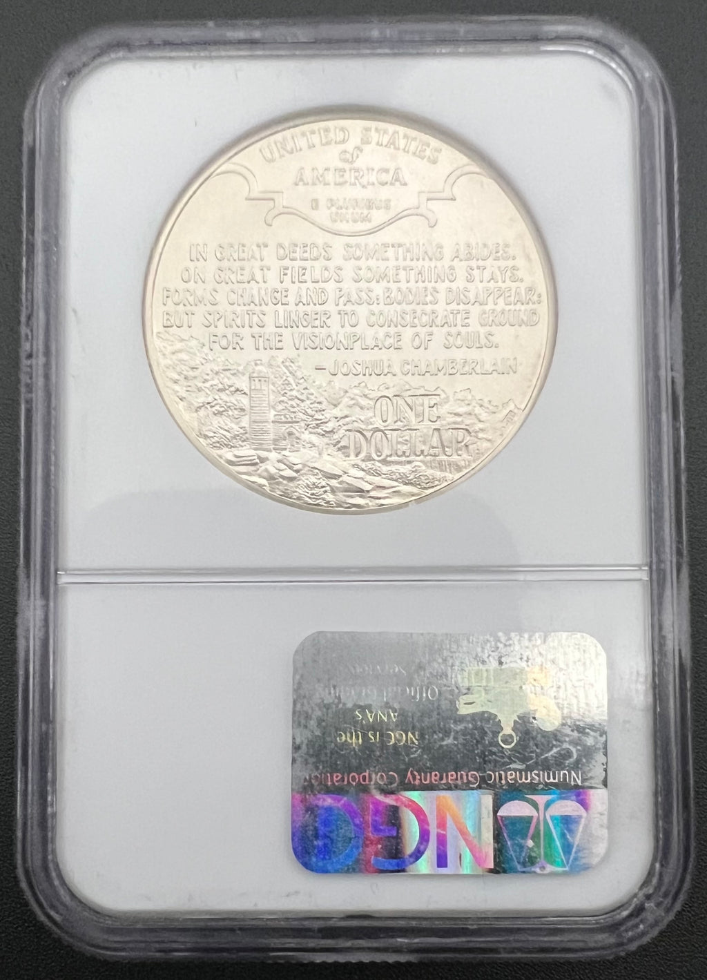 1995-P MS69 Civil War 90% Silver Dollar NGC