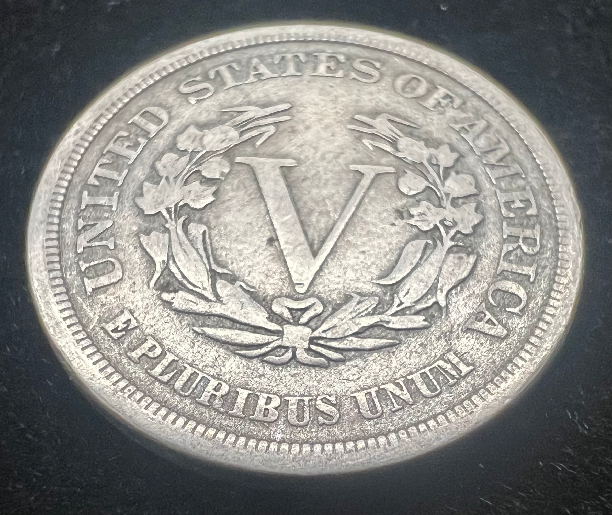1883 V Nickel No Cents
