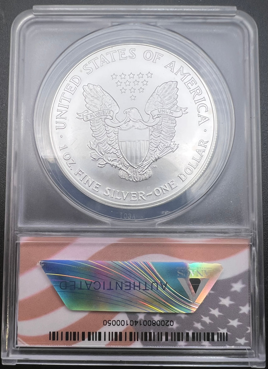 1999 MS70 Silver Eagle ANACS