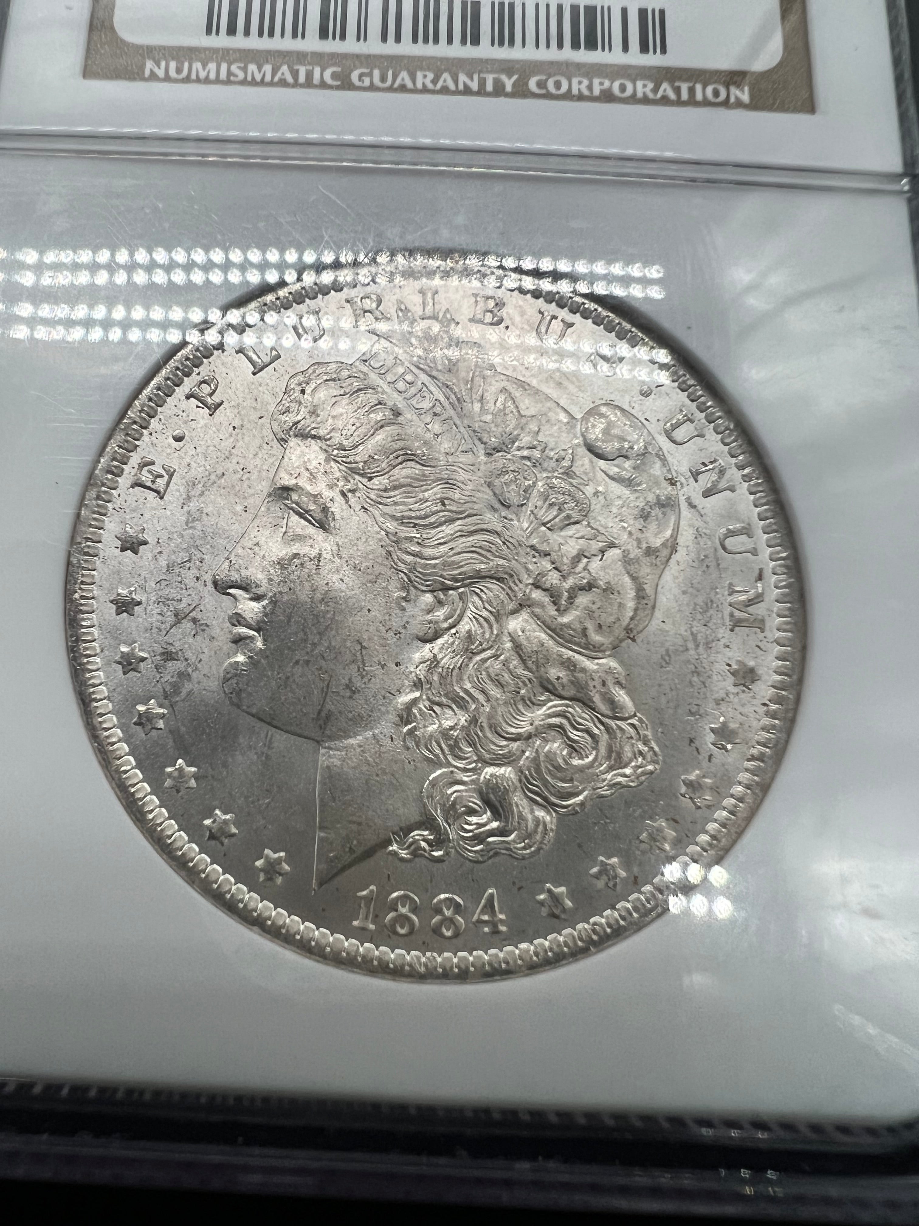 1884-O MS64 Morgan Silver Dollar NGC