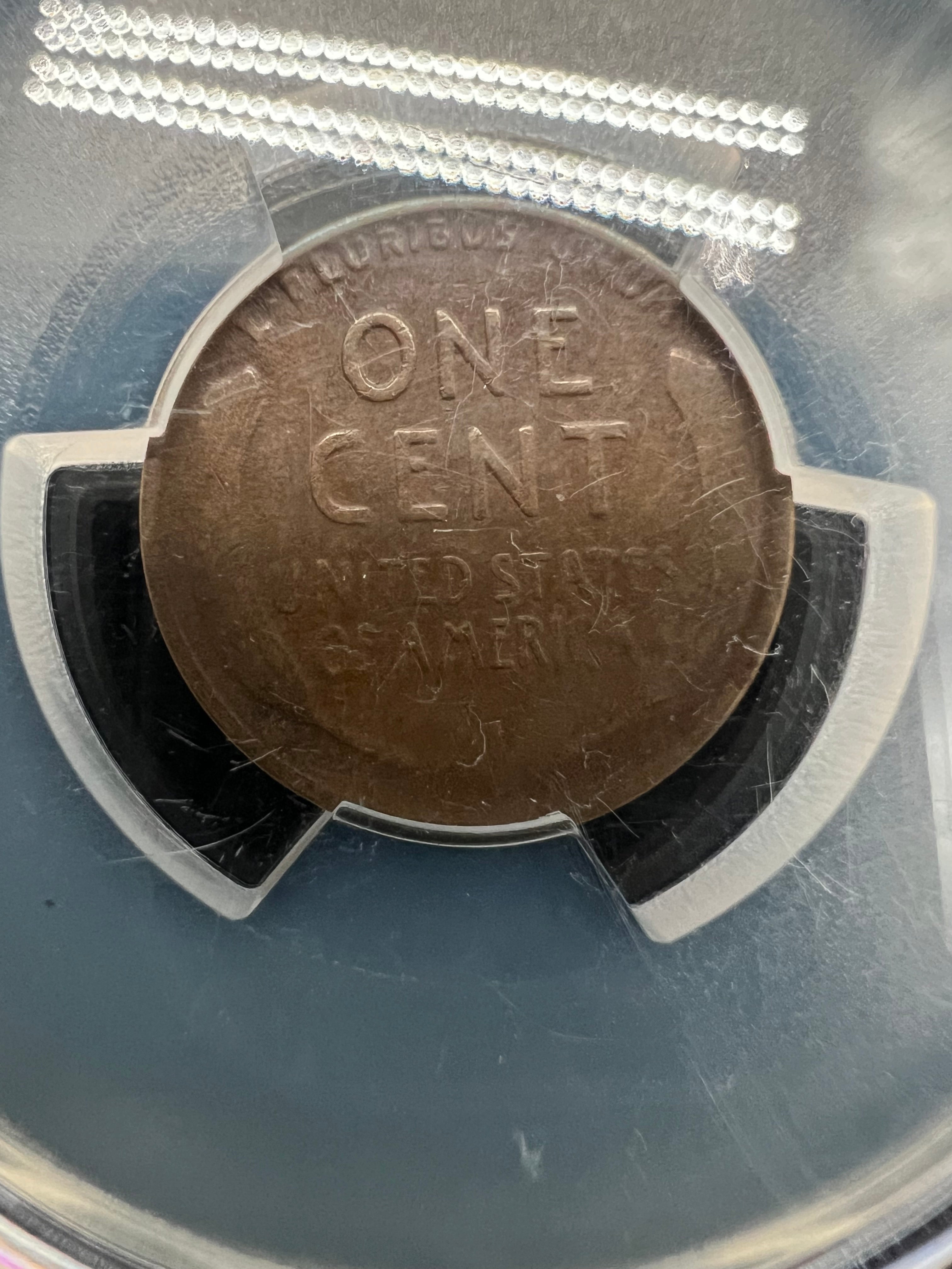 1922-D Weak D Lincoln Cent PCGS VF Details - Scratch