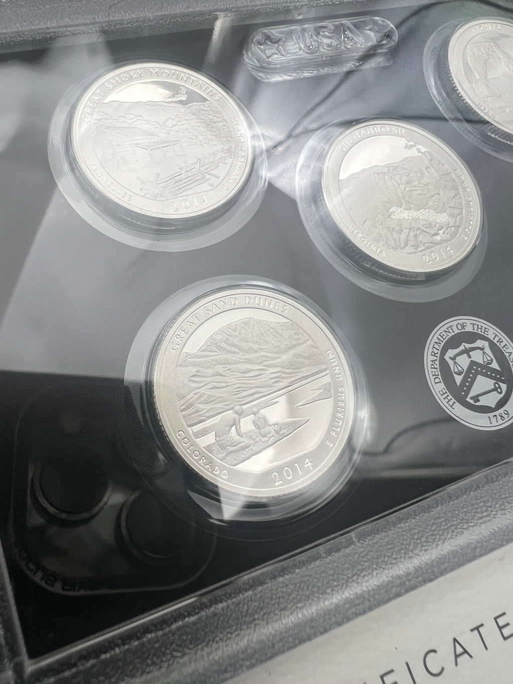 2014 90% Silver US Mint Proof America The Beautiful Silver Quarter Set (2 AVAILABLE)