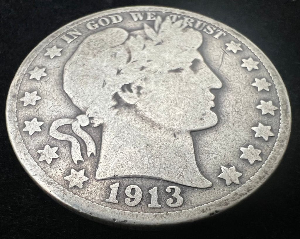 1913-S Barber Half Dollar