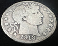 1913-S Barber Half Dollar