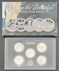 90% Silver 2018 America The Beautiful Proof Silver Quarter Set Third Party Packaging