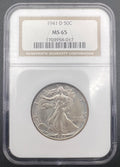 1941-D MS65 Walking Liberty Half Dollar NGC