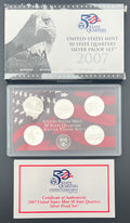 2007 90% Silver US Mint 50 State Quarters Silver Proof Set (5 AVAILABLE)
