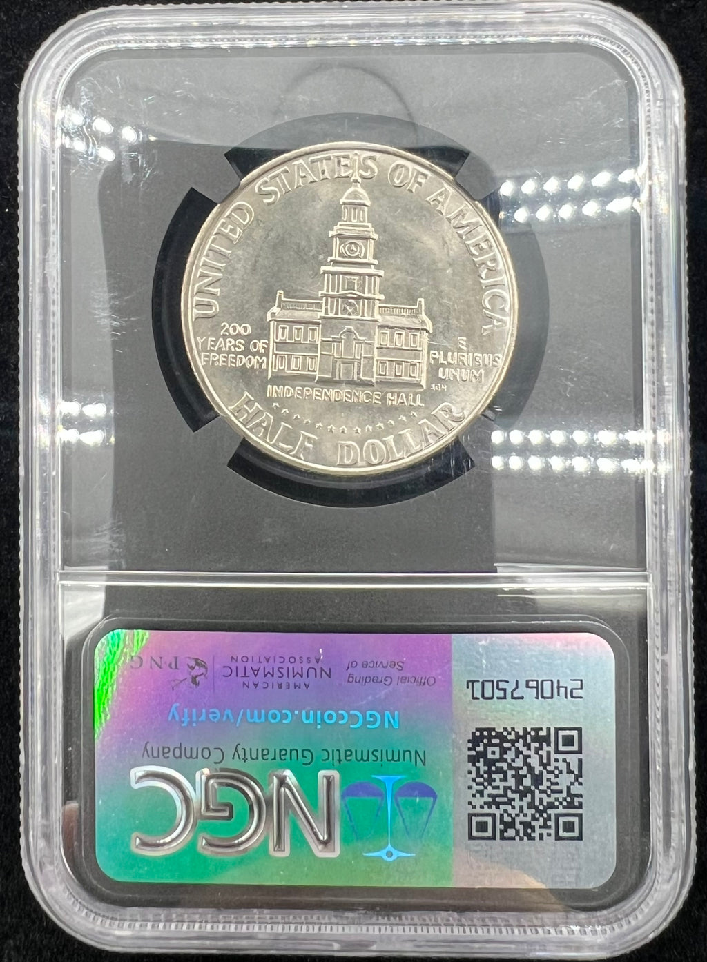 1776-1976 MS66 Bag Fragment Kennedy Half Dollar NGC Original Bag Series