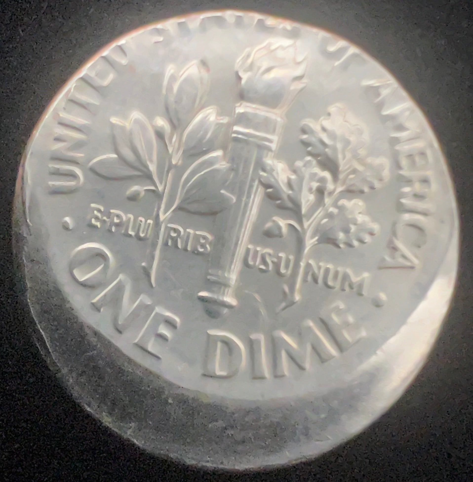Mint Error Broadstruck Roosevelt Dime