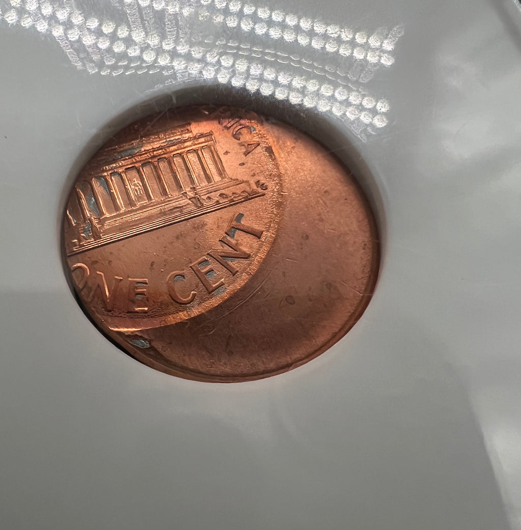 Mint Error 2000 Lincoln Cent MS66 RD Struck 35% Off Center NGC