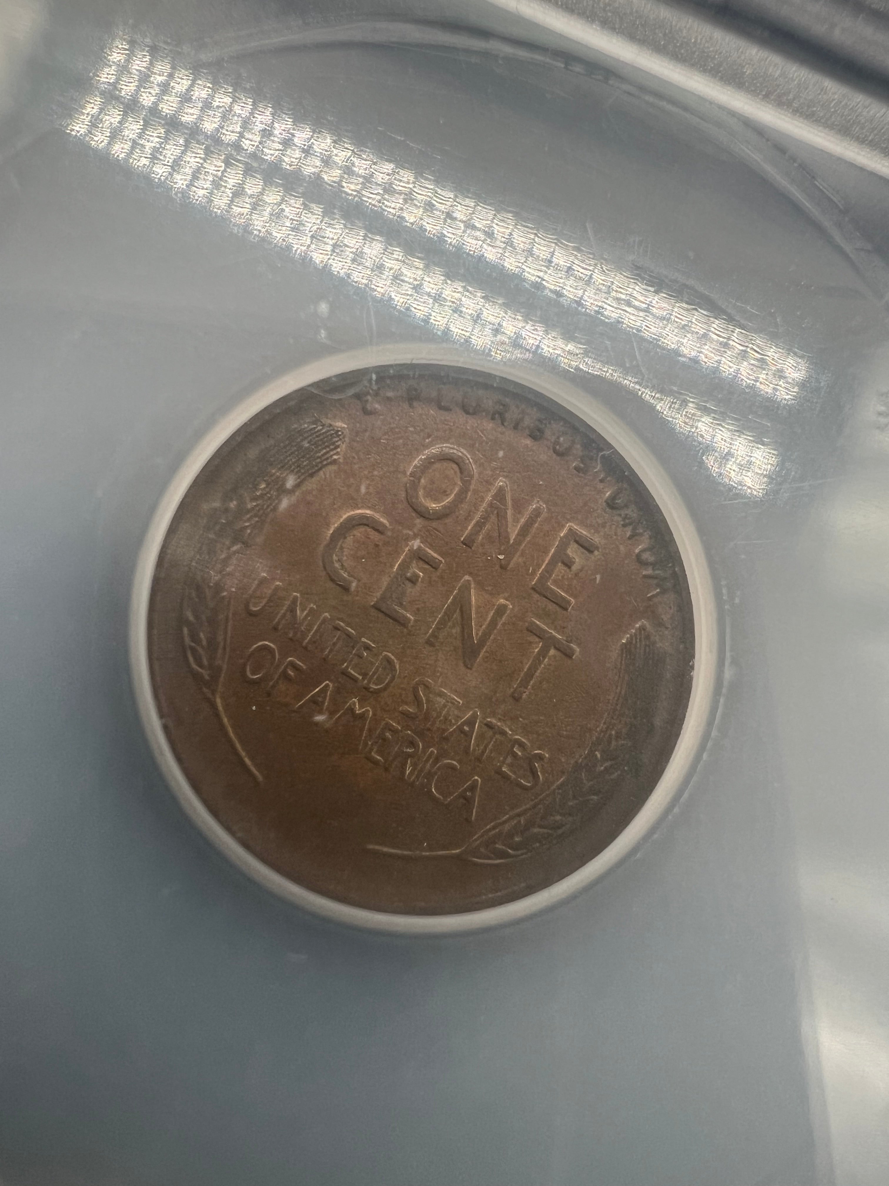 1928-D AU58 Lincoln Wheat Cent ICG