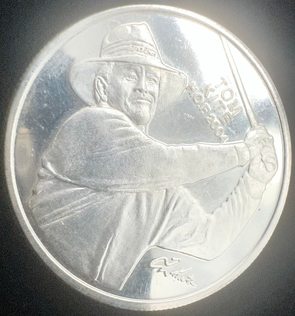 Tom Kite PGA Tour HOF 2004 1oz Proof Silver