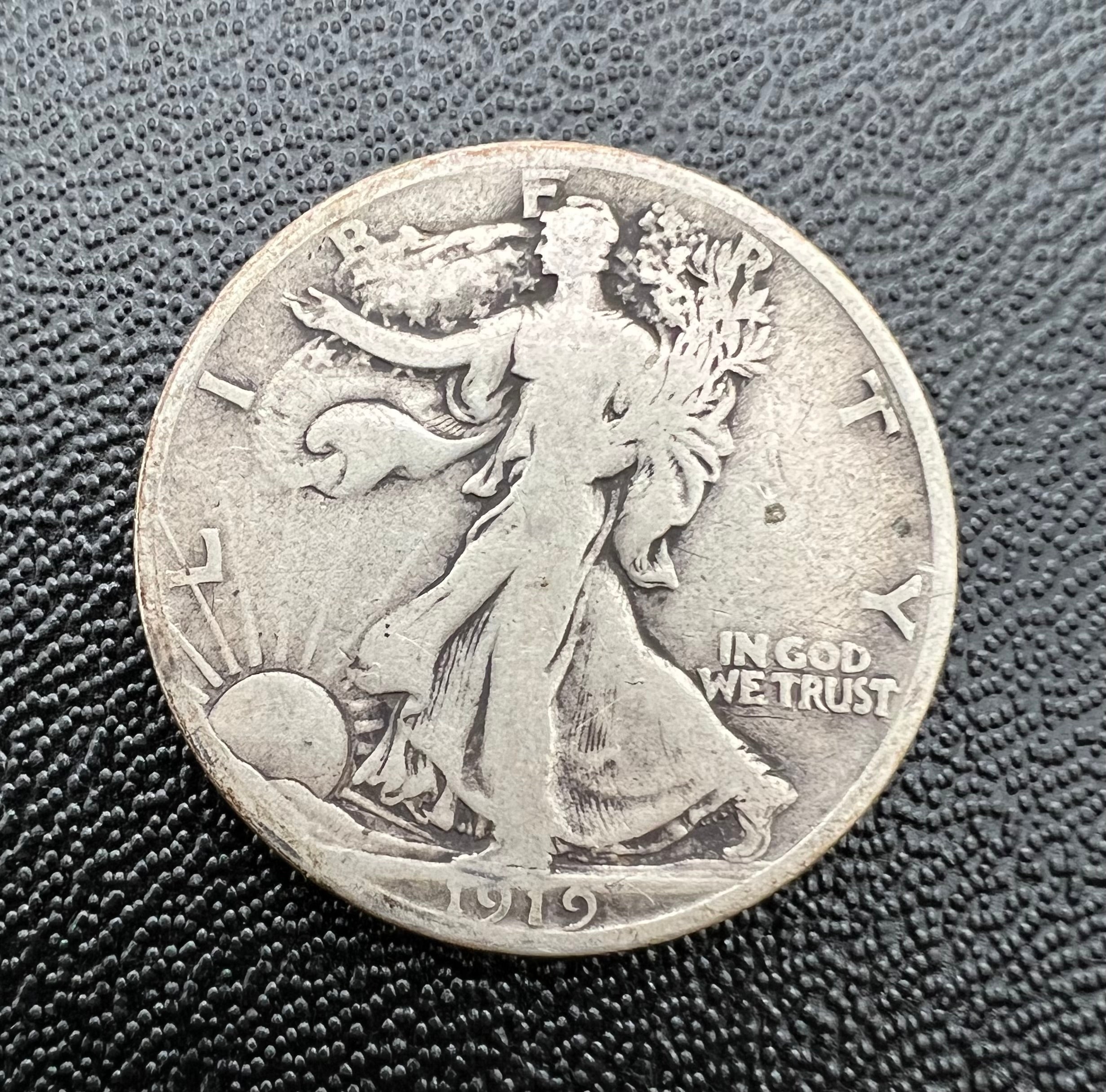 1919-D Walking Liberty Half Dollar