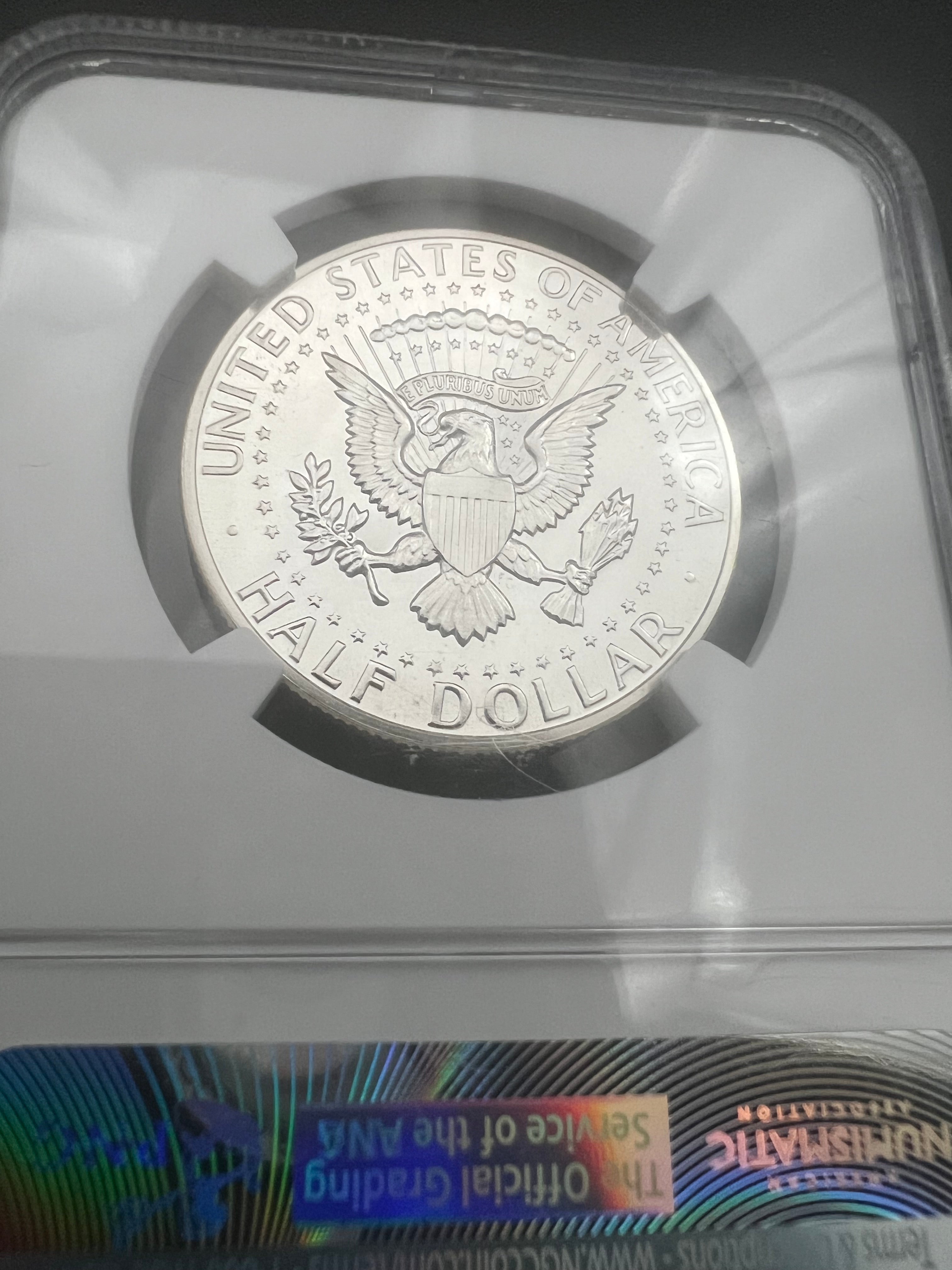 1964 PF68 CAMEO Kennedy Half Dollar NGC