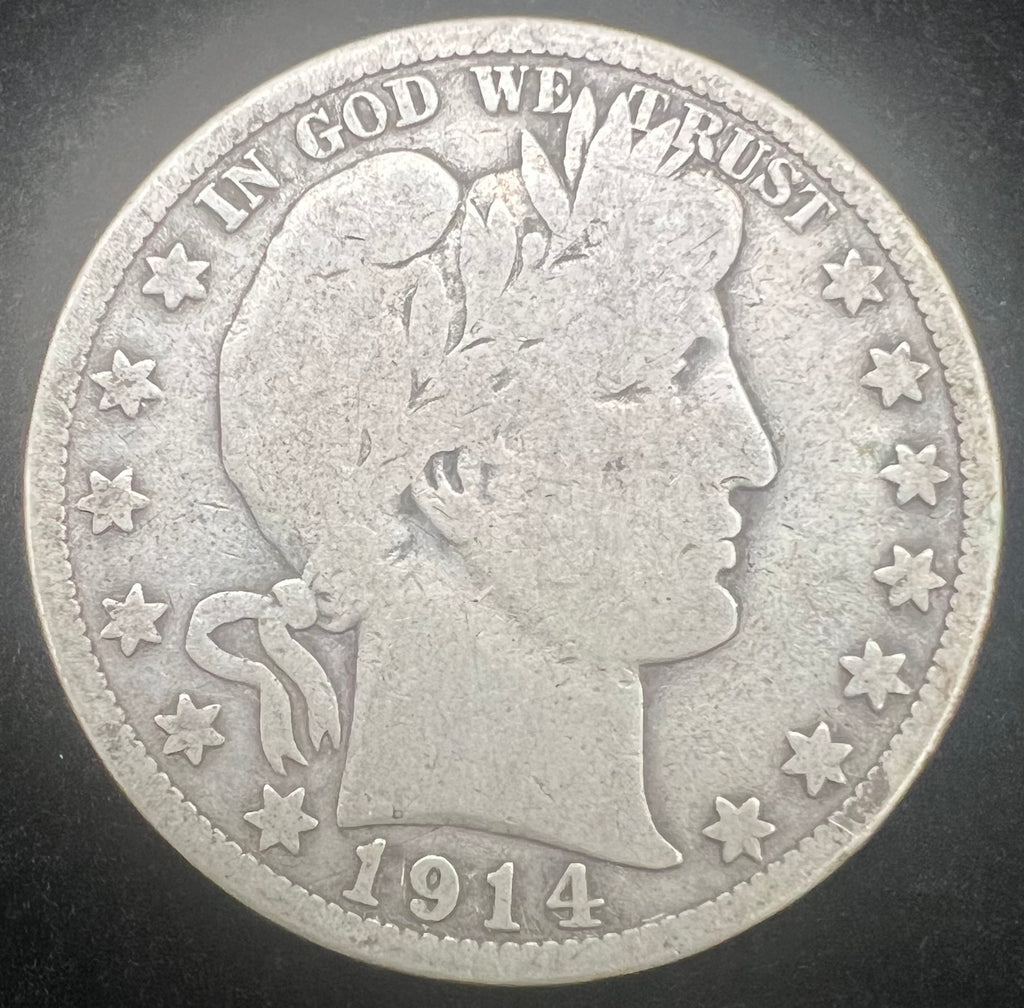 1914-S Barber Half Dollar