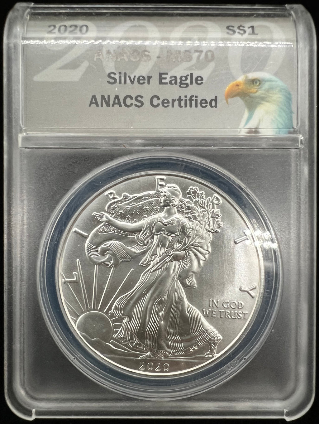 2020 MS70 American Silver Eagle ANACS