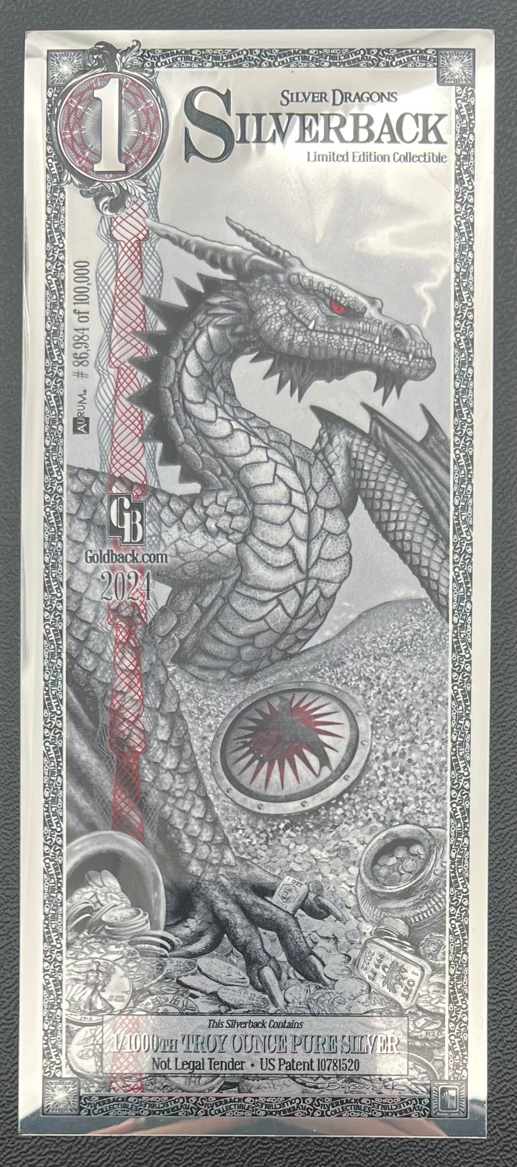 Silver Dragons Silverback Note 2024