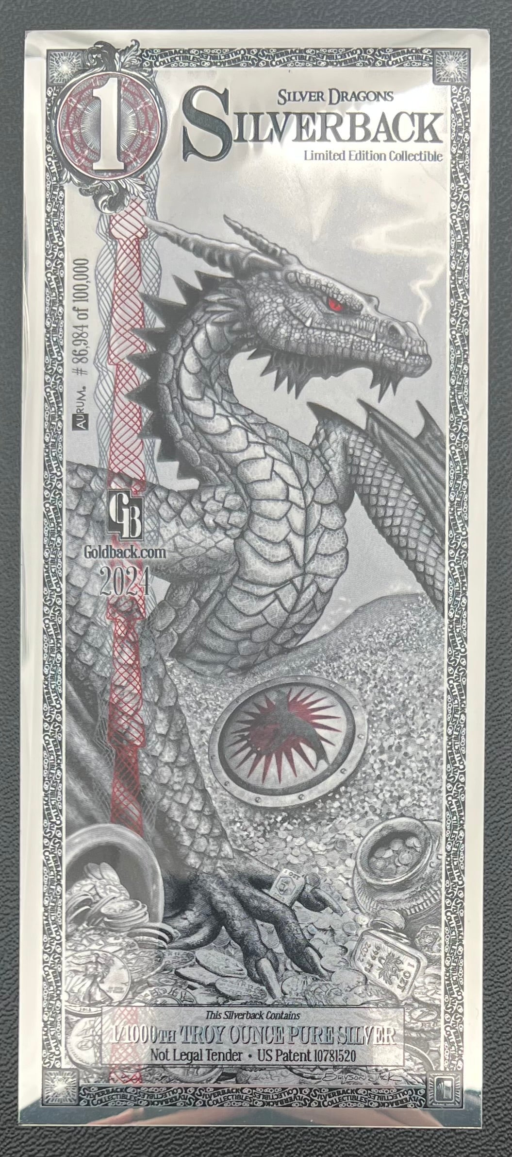 Silver Dragons Silverback Note 2024