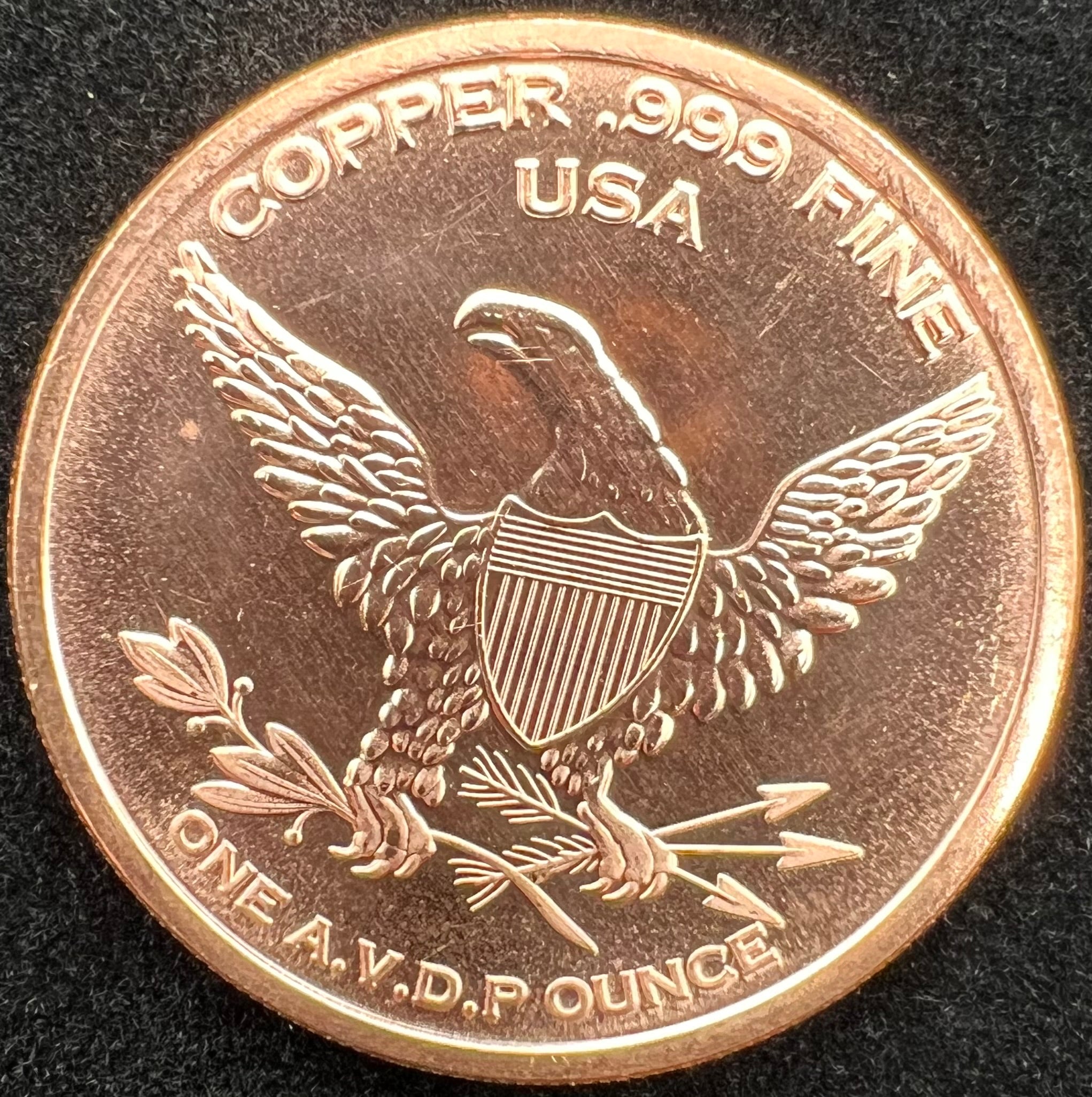Bison 1oz Copper Round