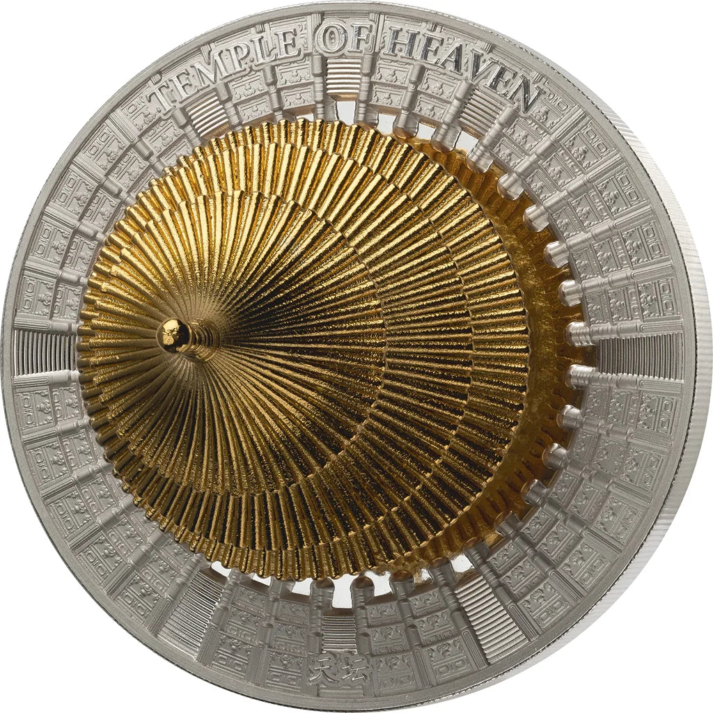 2025 Samoa Temple Of Heaven 3oz Silver Statue