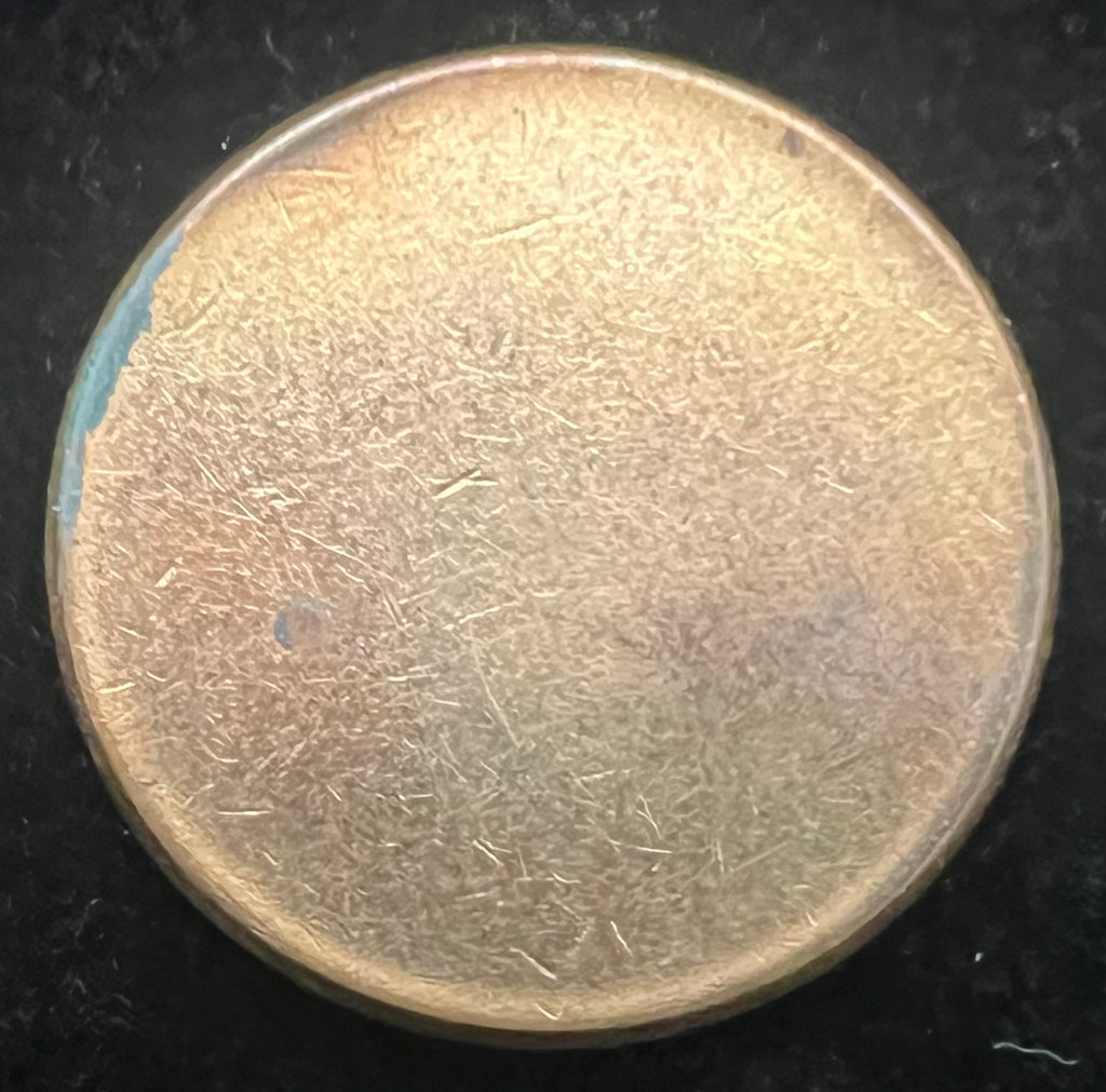 Mint Error Blank Cent Planchet