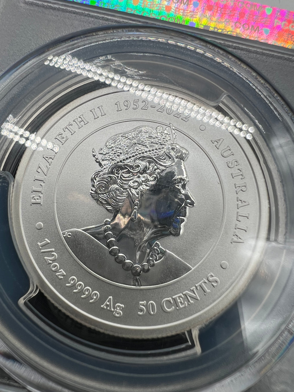 2024 1/2oz MS70 Australia Lunar Dragon Red PCGS