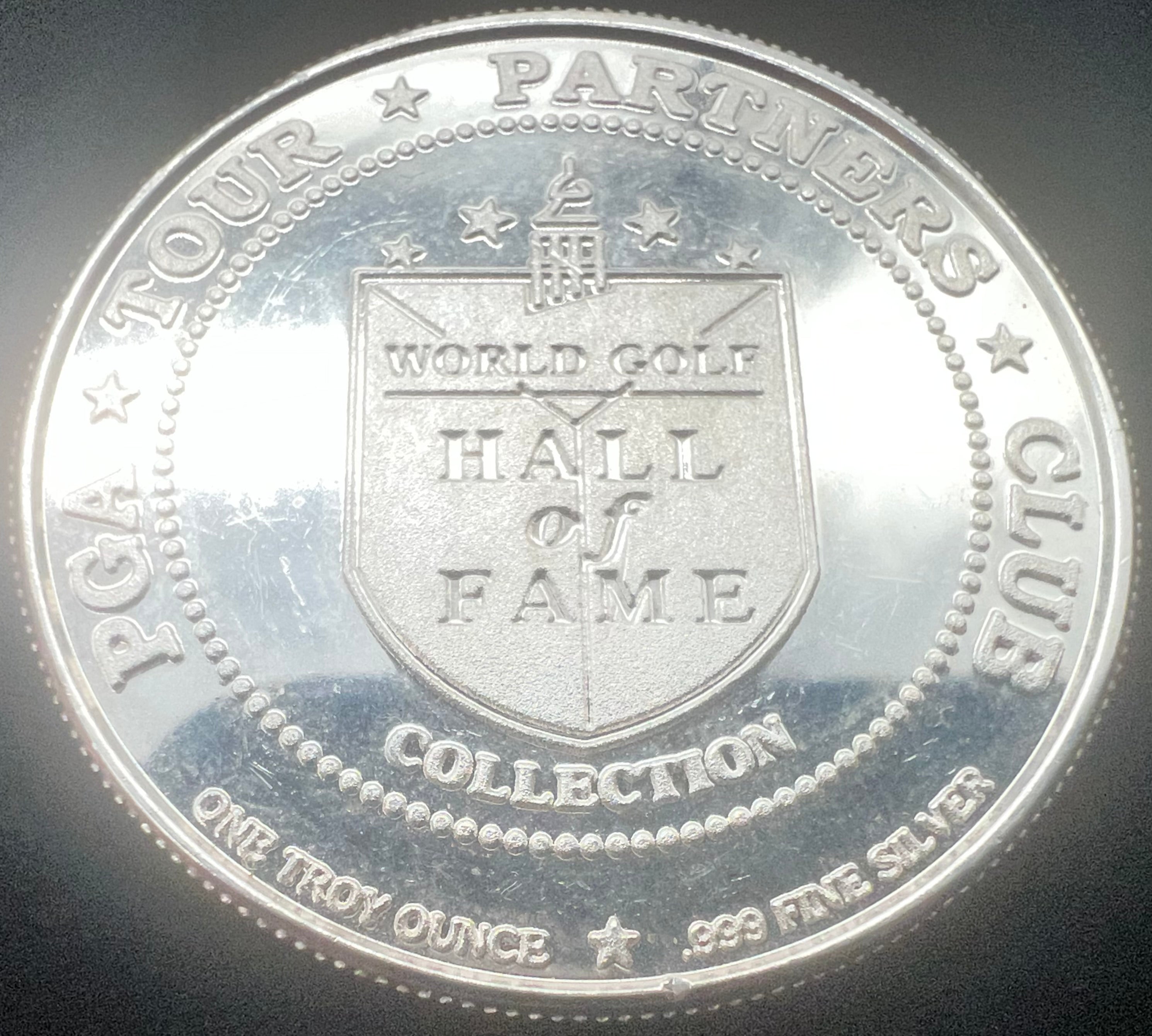 Tom Kite PGA Tour HOF 2004 1oz Proof Silver