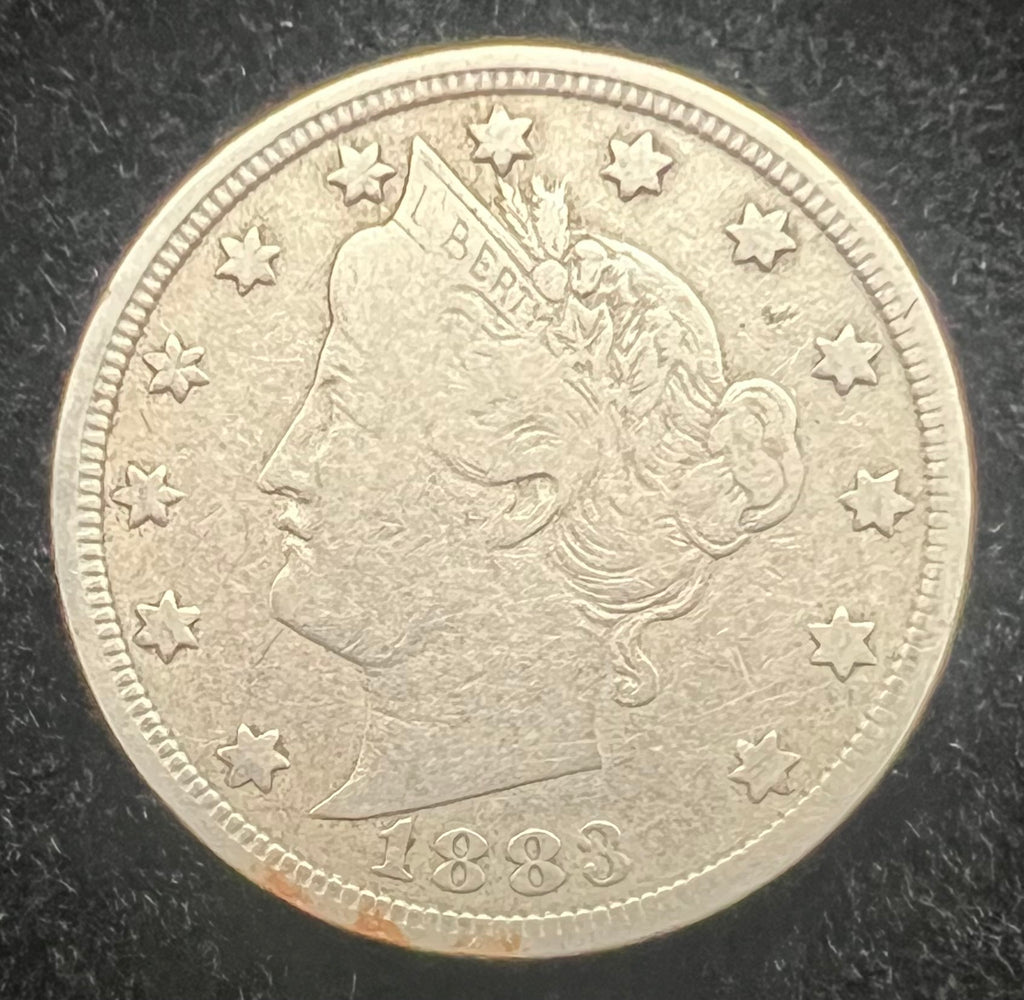 1883 V Nickel No Cents
